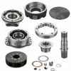 Aftermarket hydraulic motor spare parts for Poclain MS02 / MSE02, including housings, shaft and internal components