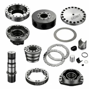 Aftermarket hydraulic motor spare parts for Poclain MS05 / MSE05, including housings, shaft and internal components