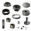 Aftermarket hydraulic motor spare parts for Poclain MS08 / MSE08, including housings, shaft and internal components