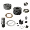 Aftermarket hydraulic motor spare parts for Poclain MS125, including housings, shaft and internal components