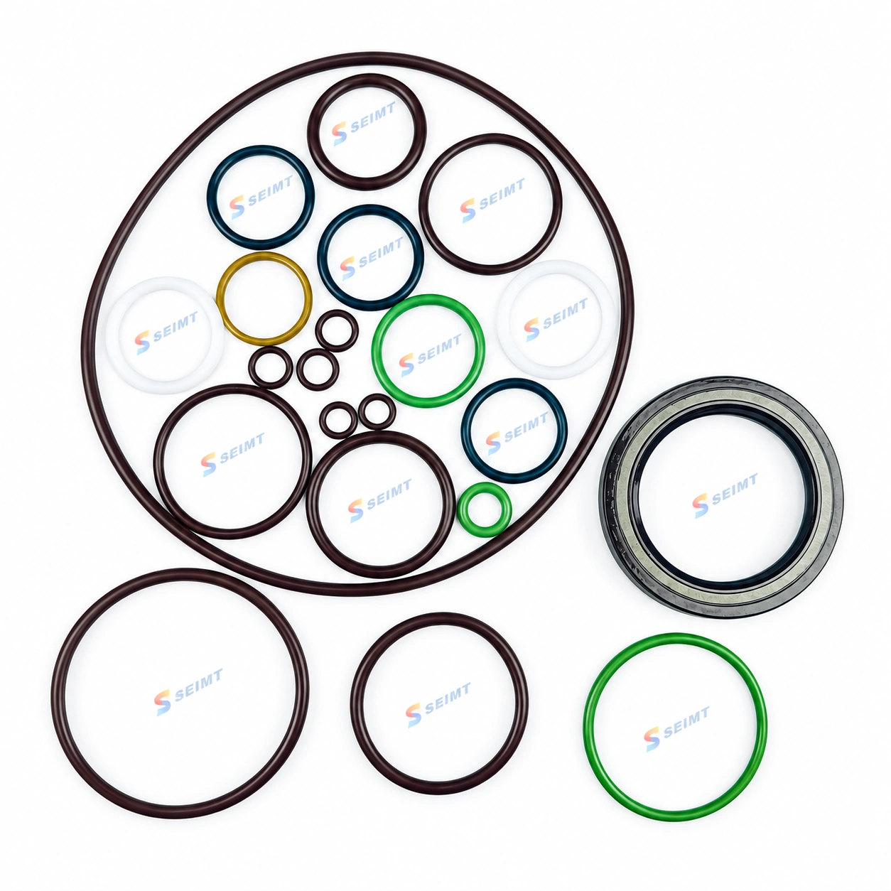 Aftermarket seal kit for Rexroth A7VO55 hydraulic pump, catalog reference R987053871